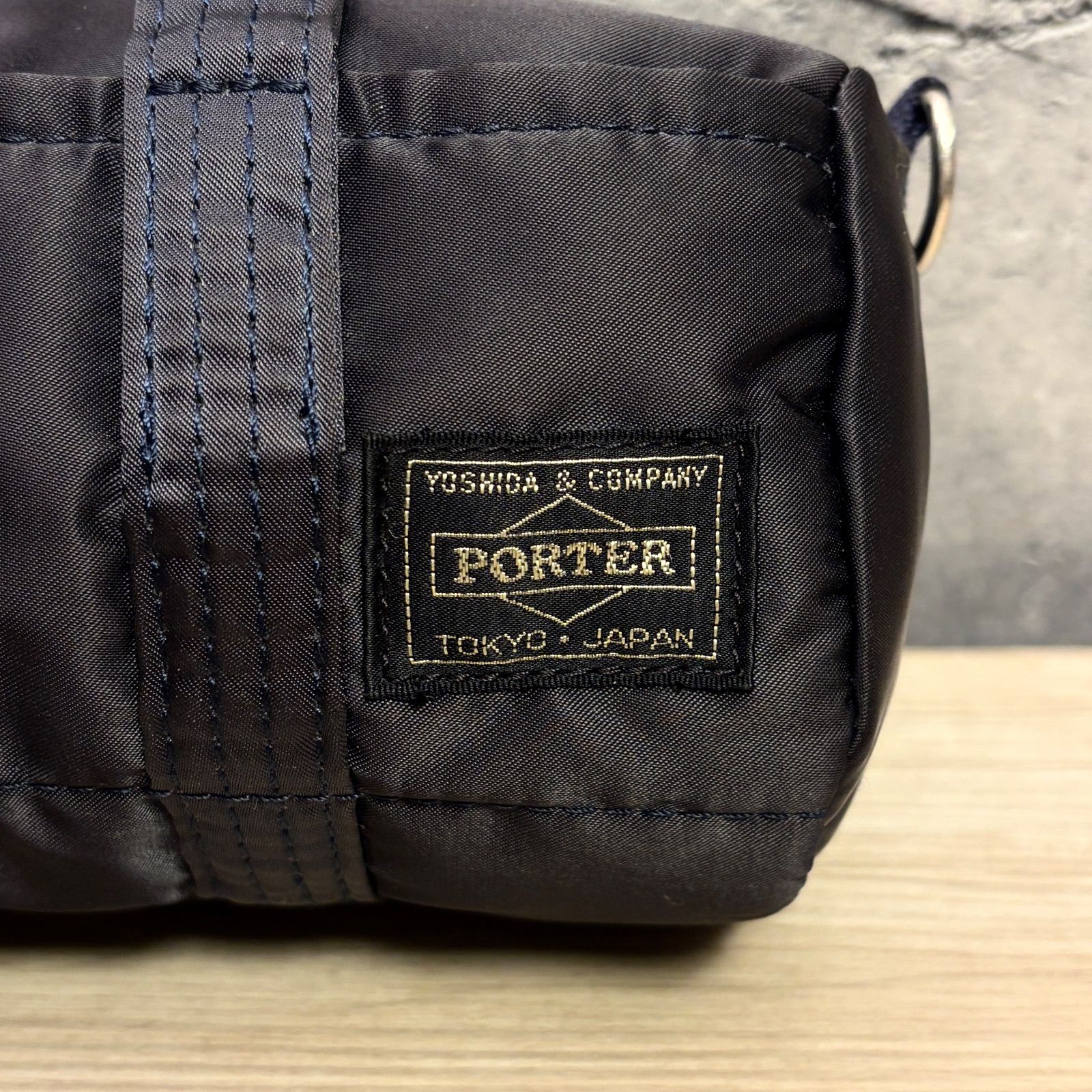PORTER HOWL 2WAY ミニボストンバッグ アイアンブルー 極美品