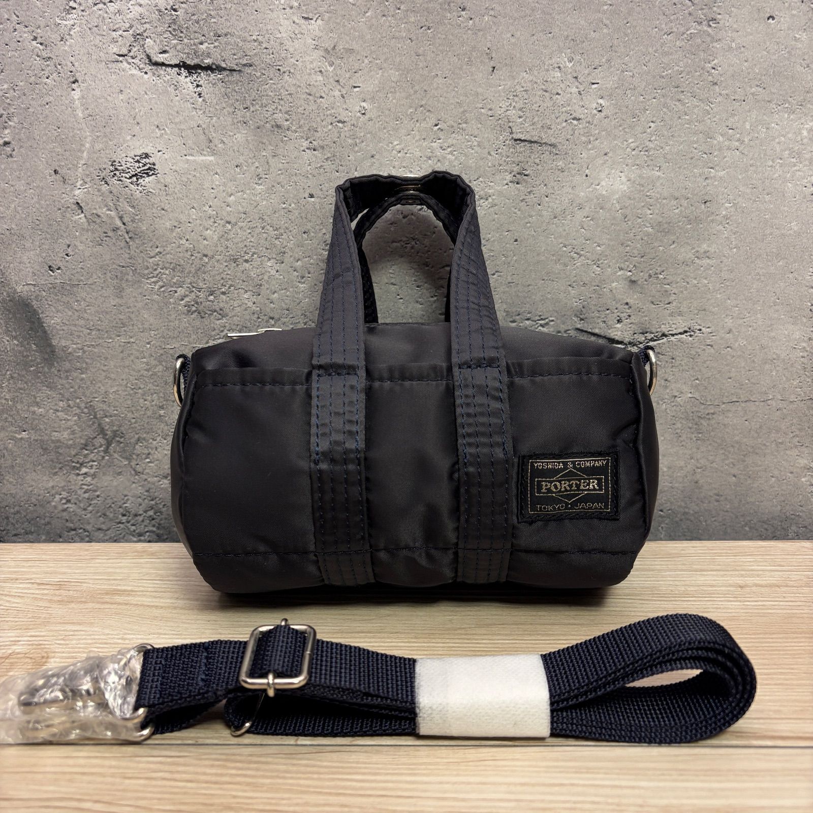 PORTER HOWL 2WAY ミニボストンバッグ アイアンブルー 極美品