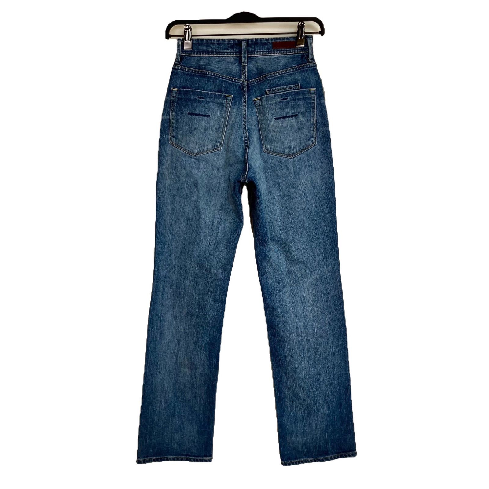 YANUK スリムストレート LOUISE 23 SFB ブルー 青 デニムパンツ