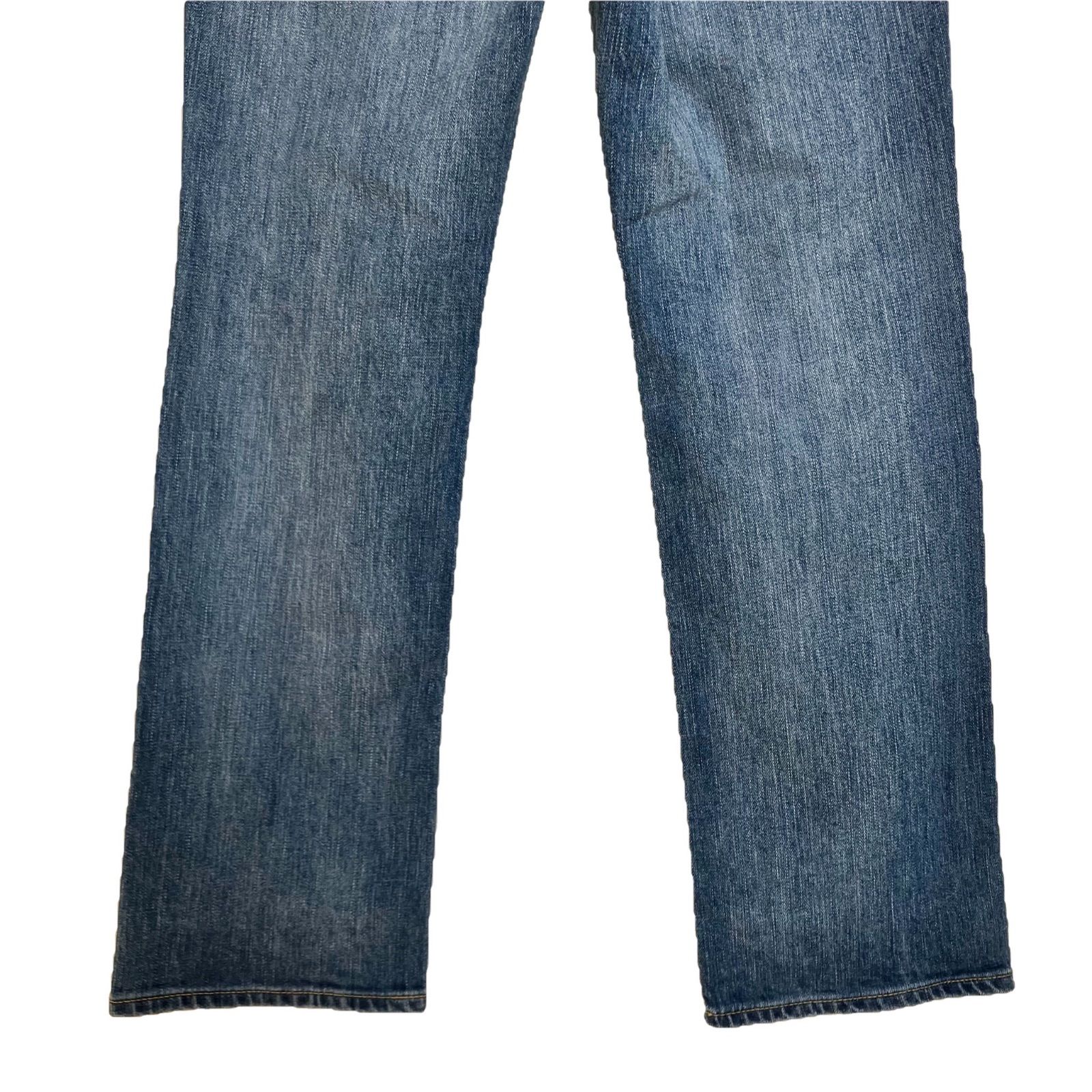 YANUK スリムストレート LOUISE 23 SFB ブルー 青 デニムパンツ