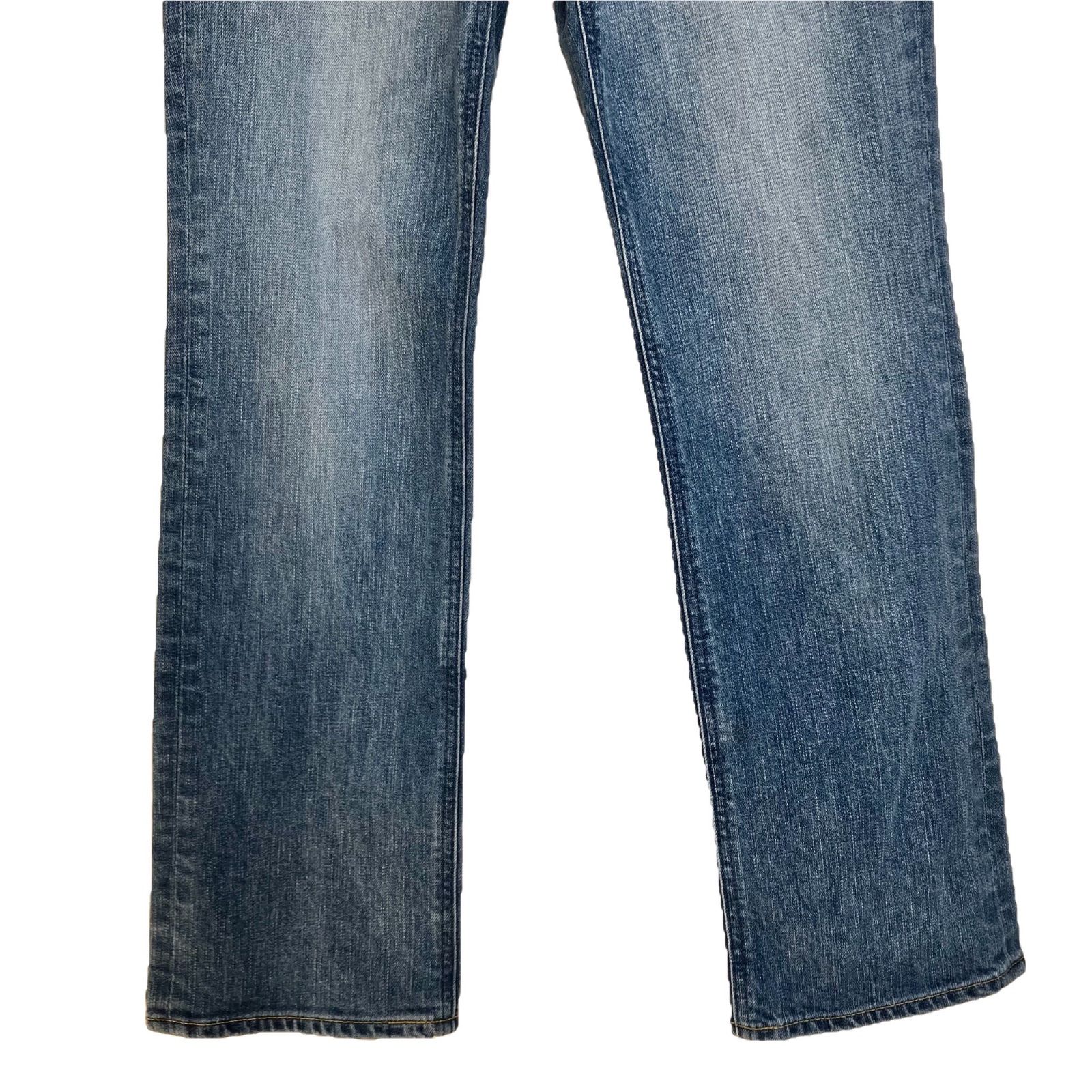 新品　ヤヌーク　LOUISE 23 YANUK スリムストレート LOUISE 23 SFB ブルー 青 デニムパンツ