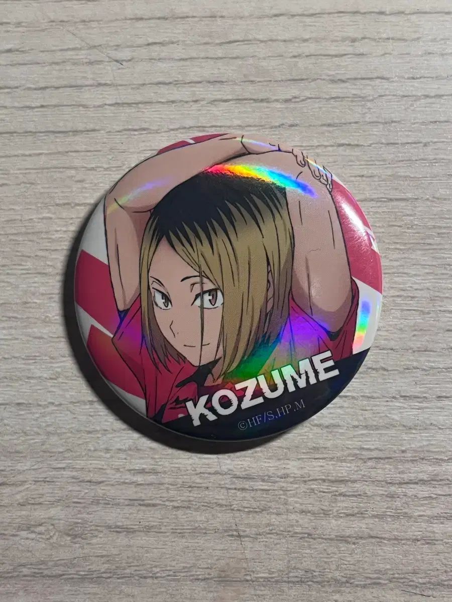 ハイキュー 研磨 缶バッジ OFD ホログラム セール中 ハイキュー ofd ホログラム 缶バッジ 孤爪研磨 孤爪研磨 缶バッジ Ver