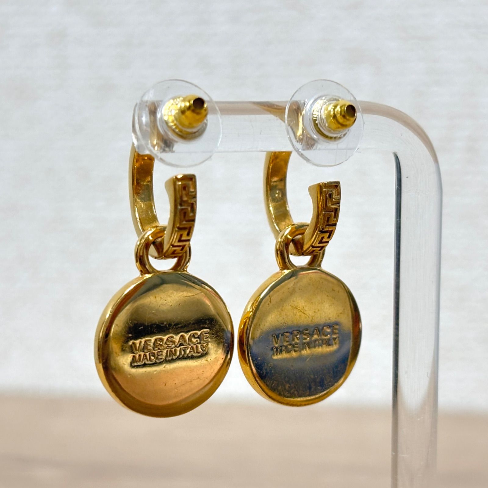 VERSACE ヴェルサーチ ピアス スイング ゴールド メデューサ ライン