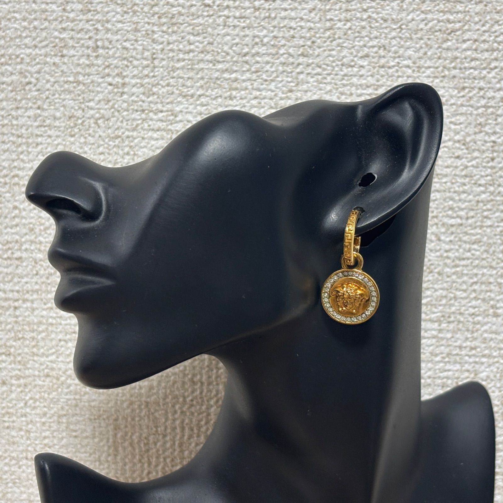 VERSACE ヴェルサーチ ピアス スイング ゴールド メデューサ ライン