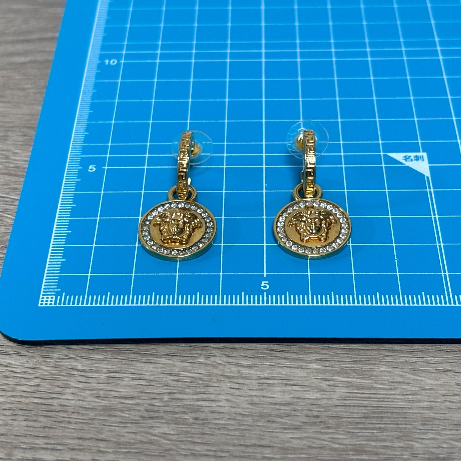 VERSACE ヴェルサーチ ピアス スイング ゴールド メデューサ ライン