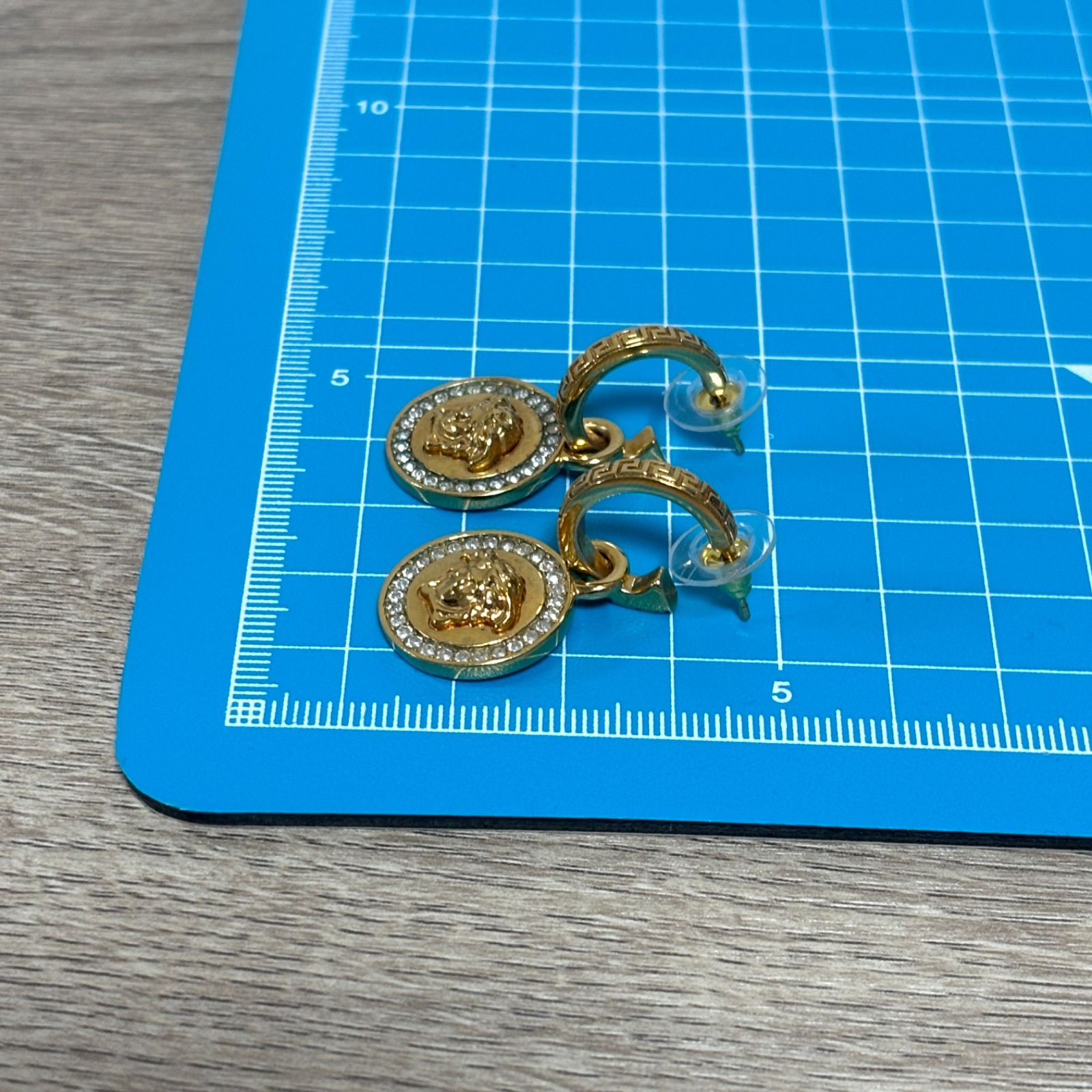 VERSACE ヴェルサーチ ピアス スイング ゴールド メデューサ ライン