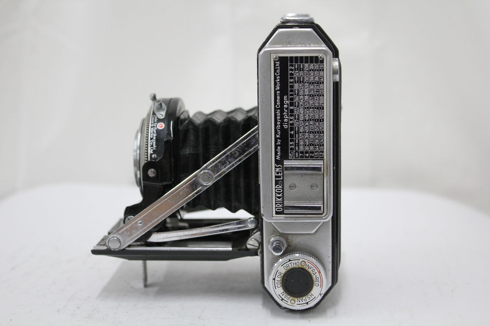 訳あり品】 Petri Super C. ORIKKOR 7.5cm F3.5 蛇腹カメラ e4937