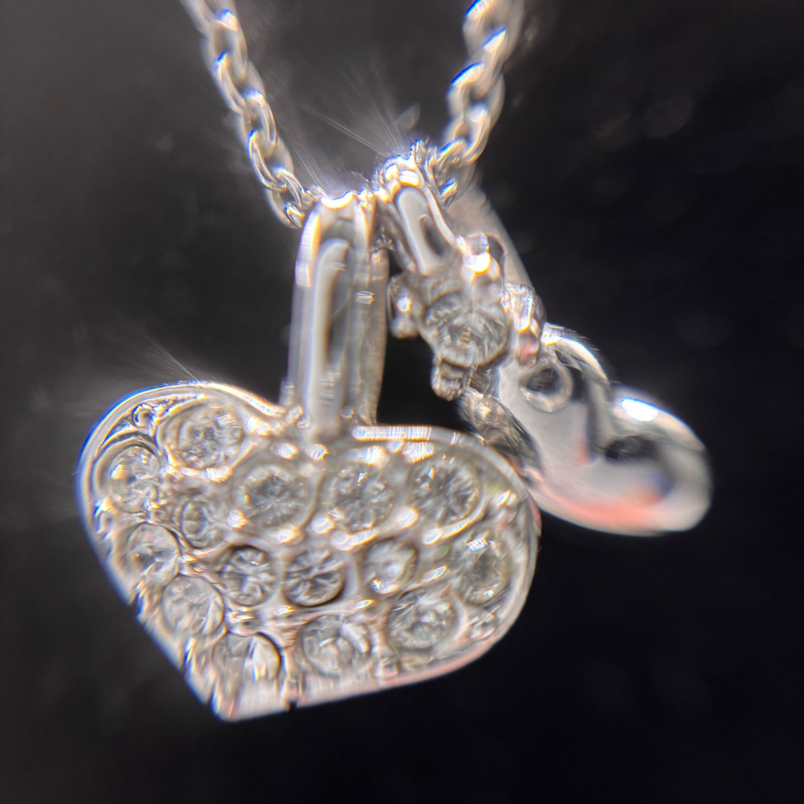 2991 courreges クレージュ ネックレス ハート シルバー アクセサリー