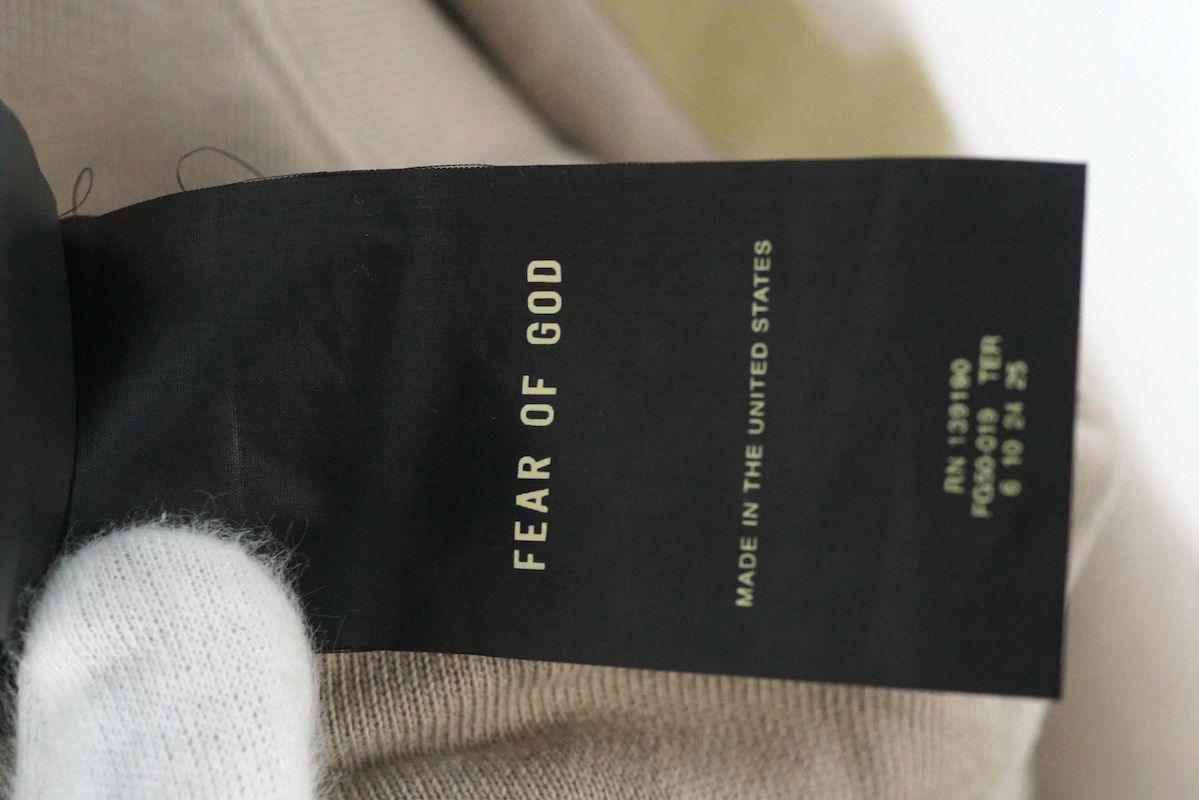 FEAR OF GOD フィアオブゴッド Seventh Collection FG Crewneck