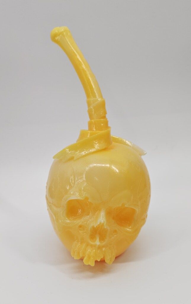 MEDICOMTOY PUSHEAD SOUR YELLOW GID 蓄光黄マーブル成型 - メルカリ