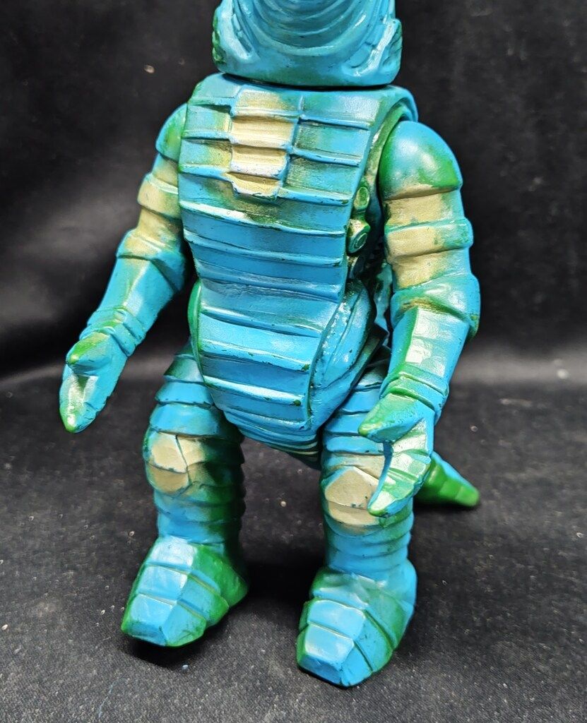 ブルマァク ブルマァクST/VINソフビ モゲラ 緑成型 青銀塗装 210mm