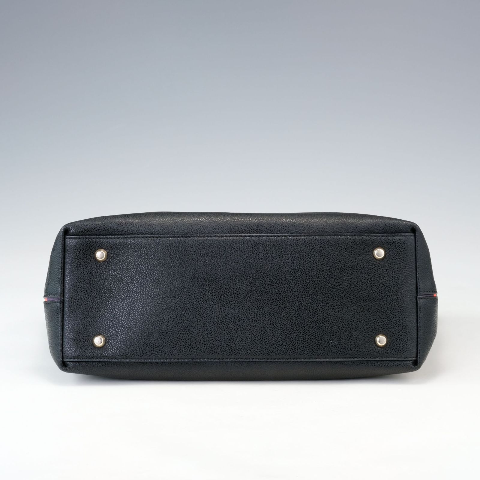 Paul Smith ポールスミス インレイドストライプハンドル レザー トート