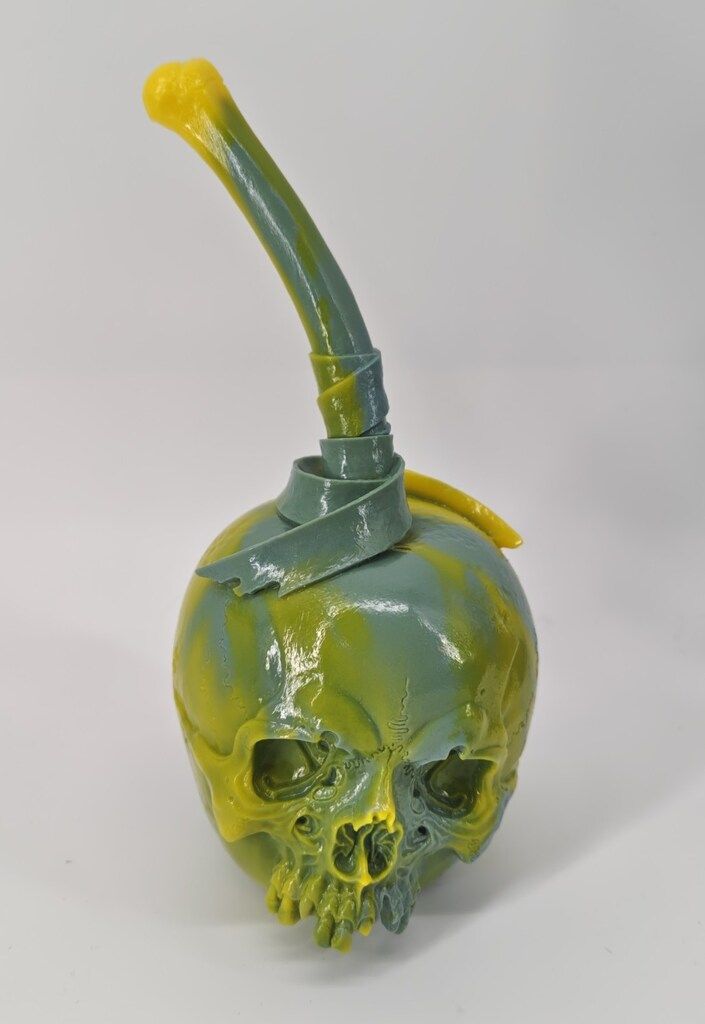 MEDICOMTOY PUSHEAD SOUR(黄灰マーブル成型) - メルカリ