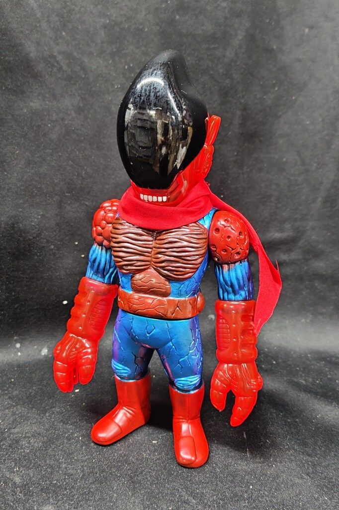 REALHEAD エイリマン クリアレッド成型/メタブルー/赤/赤マフラー