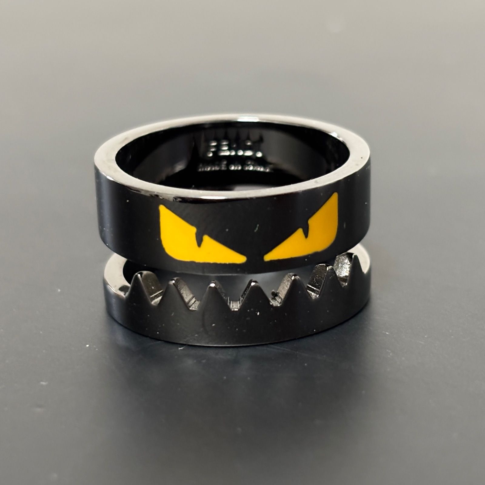 FENDI フェンディ モンスター バグズ リング 指輪 メンズ Lサイズ