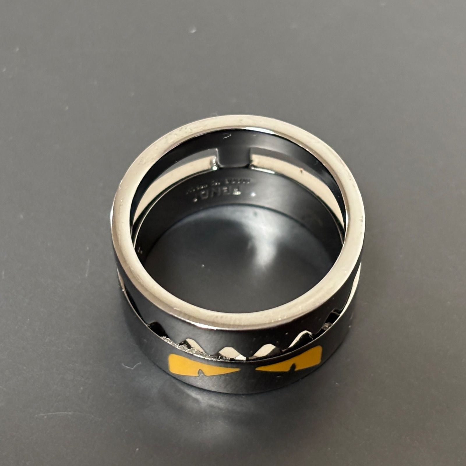 FENDI フェンディ モンスター バグズ リング 指輪 メンズ Lサイズ