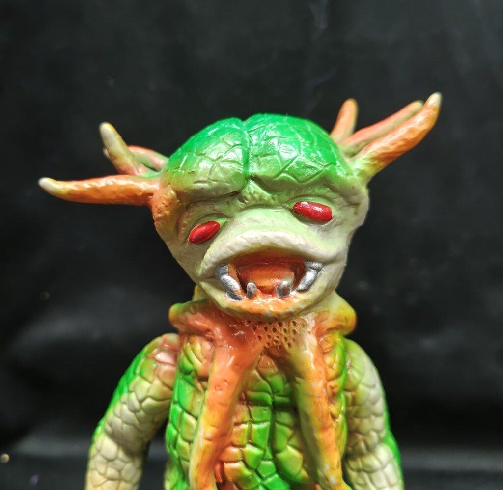 ブルマァク製 キングザイガー 美品 ソフビ フィギュア ブルマァク スタンダードサイズ/VINソフビ キングザイガー 灰色成型