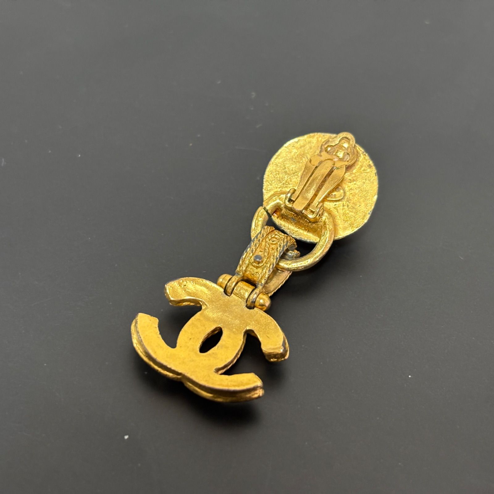 CHANEL シャネル ココマーク スイング イヤリング 94A 刻印 片耳