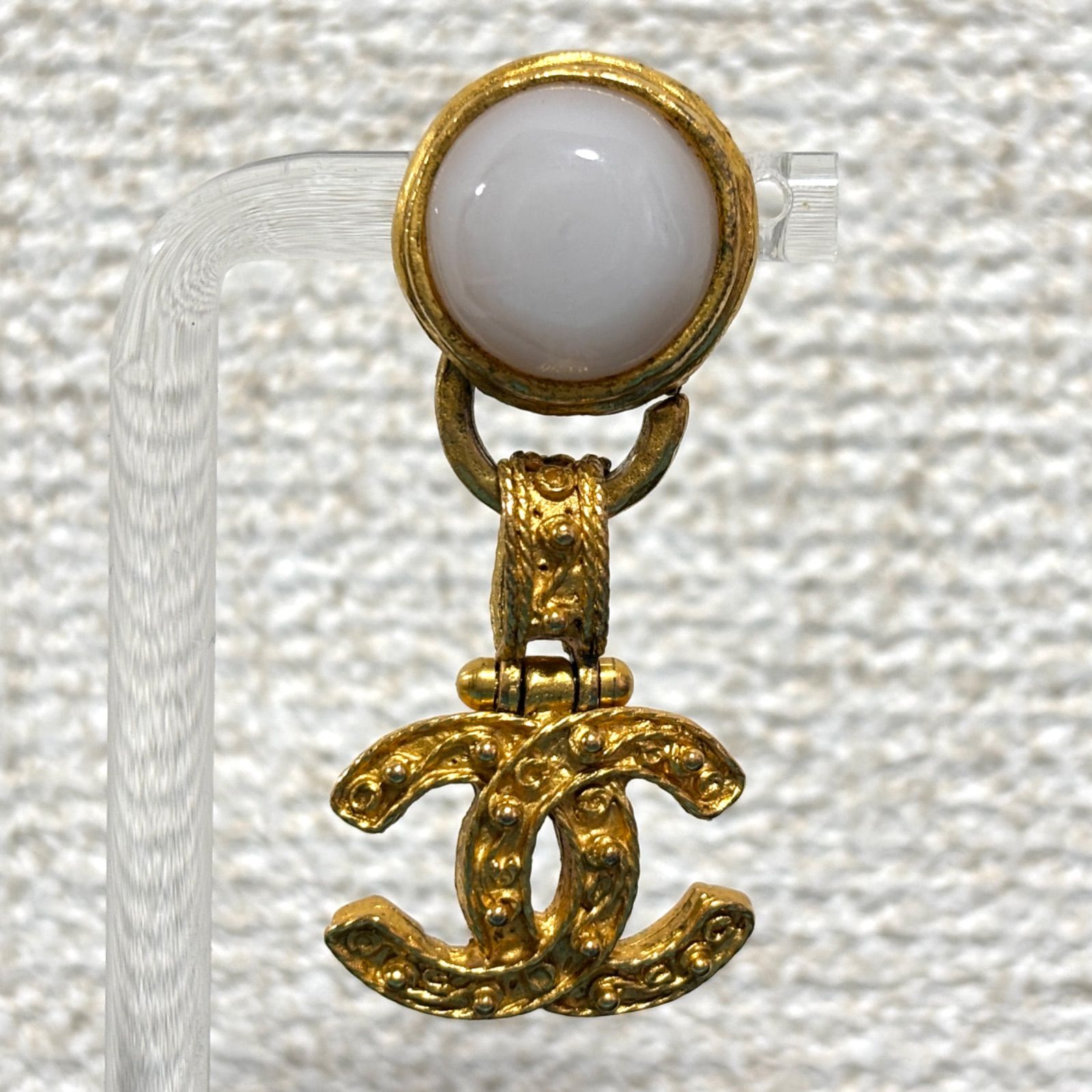 CHANEL シャネル ココマーク スイング イヤリング 94A 刻印 片耳