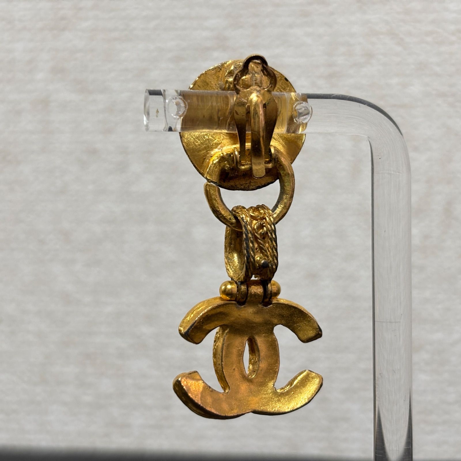 CHANEL シャネル ココマーク スイング イヤリング 94A 刻印 片耳