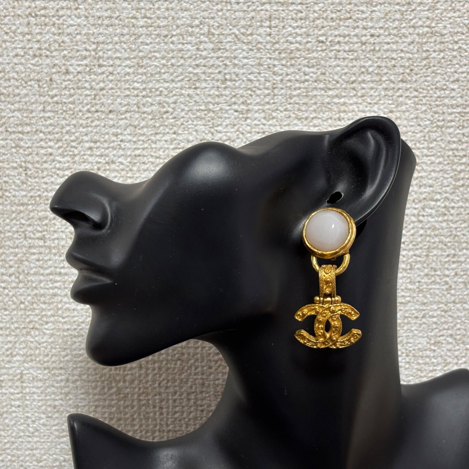 CHANEL シャネル ココマーク スイング イヤリング 94A 刻印 片耳