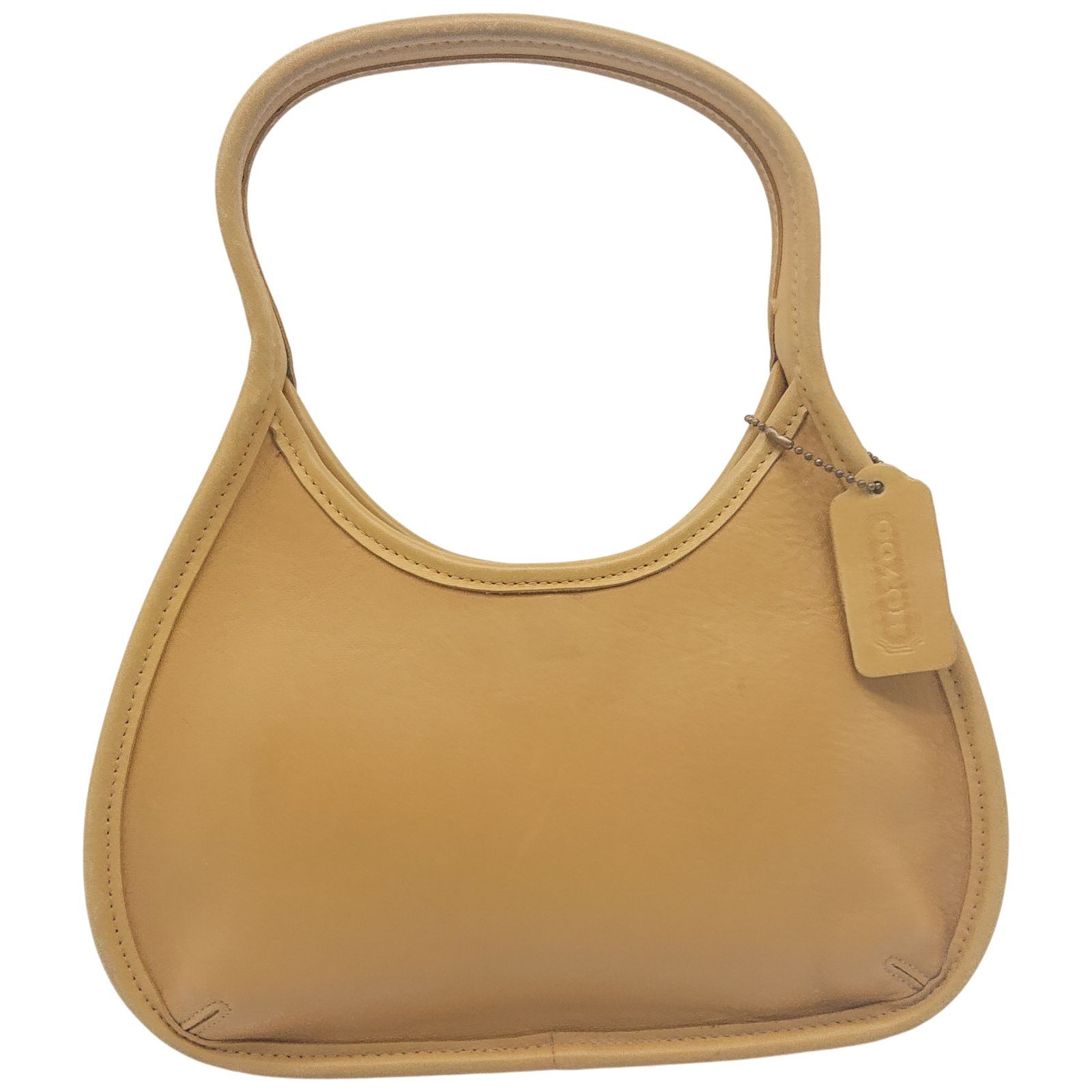 美品】COACH オールドコーチ 9027 イエロー ショルダーバッグ USA製 