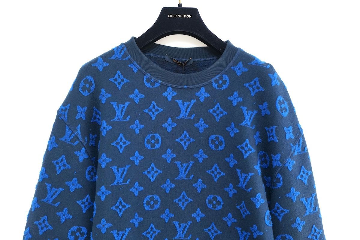 LOUIS VUITTON ルイヴィトン フル モノグラム ジャカード クルーネック