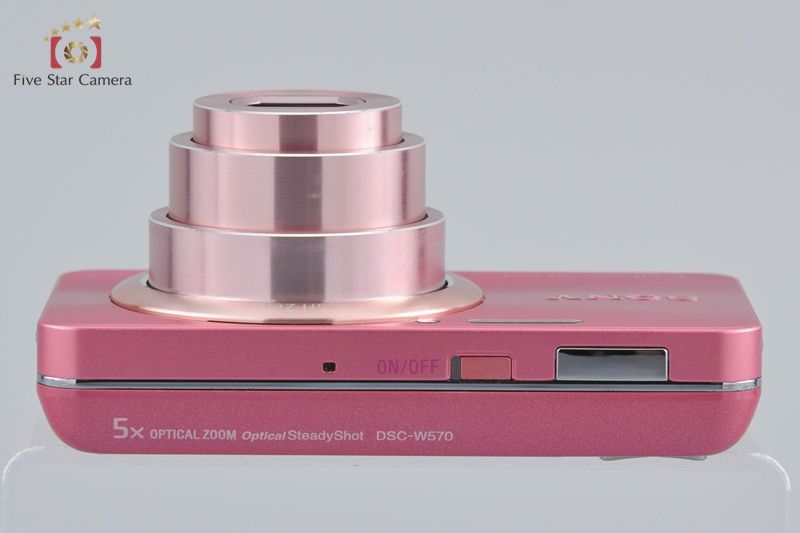 SONY ソニー 【中古】SONY ソニー Cyber-shot DSC-W570 ピンク