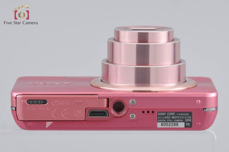 SONY ソニー 【中古】SONY ソニー Cyber-shot DSC-W570 ピンク