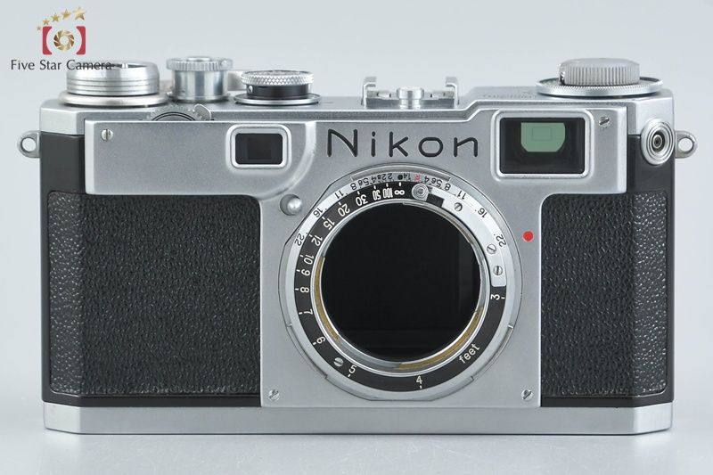 【完動品 美品】Nikon S2 後期 ブラックダイヤル NIKKOR-H F2 Nikon S2 完動品 レンジファインダー 完動品 美品】Nikon S2 後期 ブラック
