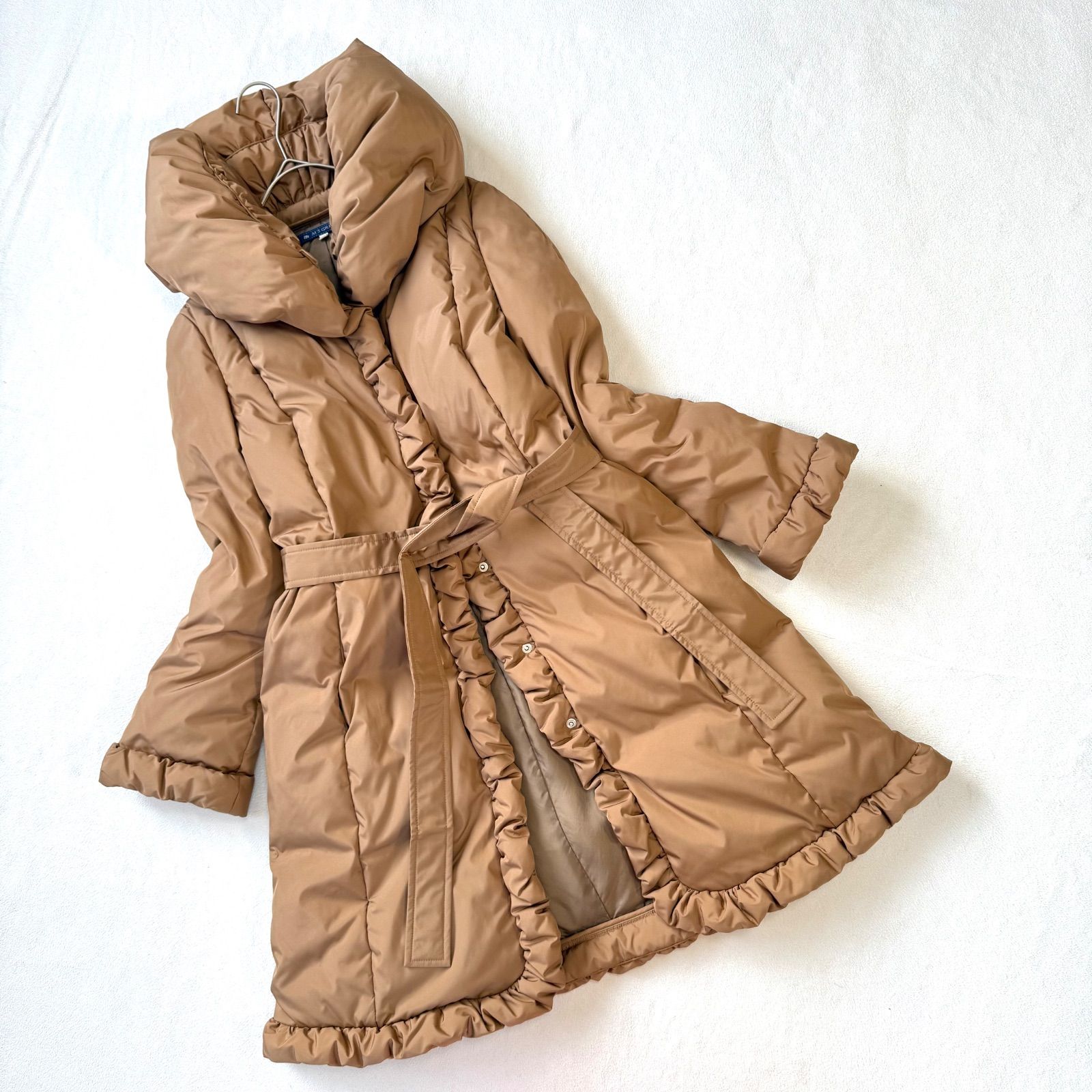 極美品・サイズ40✨エムズグレイシー 2way ベルト ボリュームネック