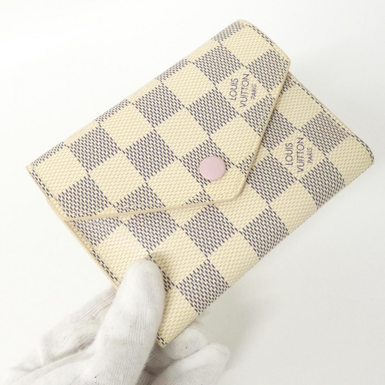 ルイヴィトン ダミエ アズール ポルトフォイユ ヴィクトリーヌ N64022