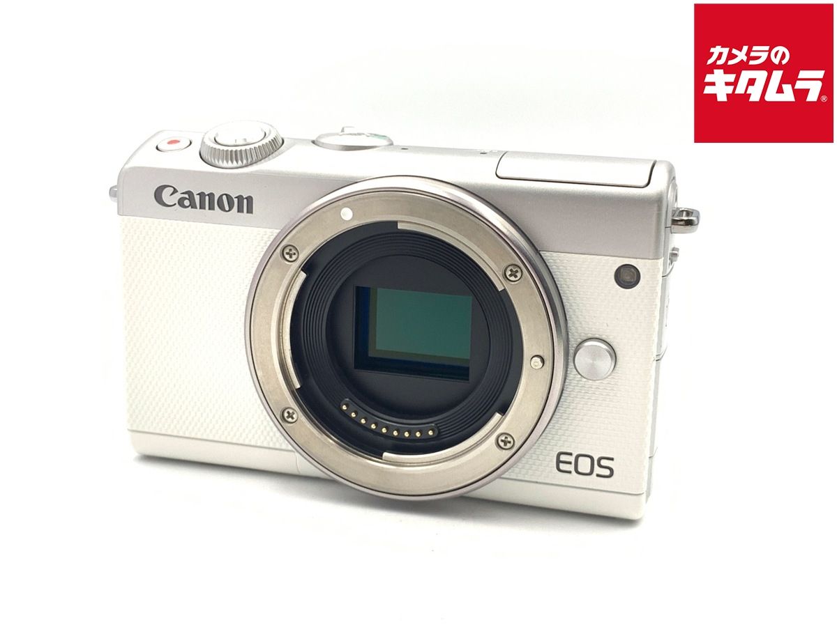 キヤノン Canon EOS M100 ボディ ホワイト EOS M キヤノン Canon ミラーレス一眼 M100 レンズキット ホワイト SD
