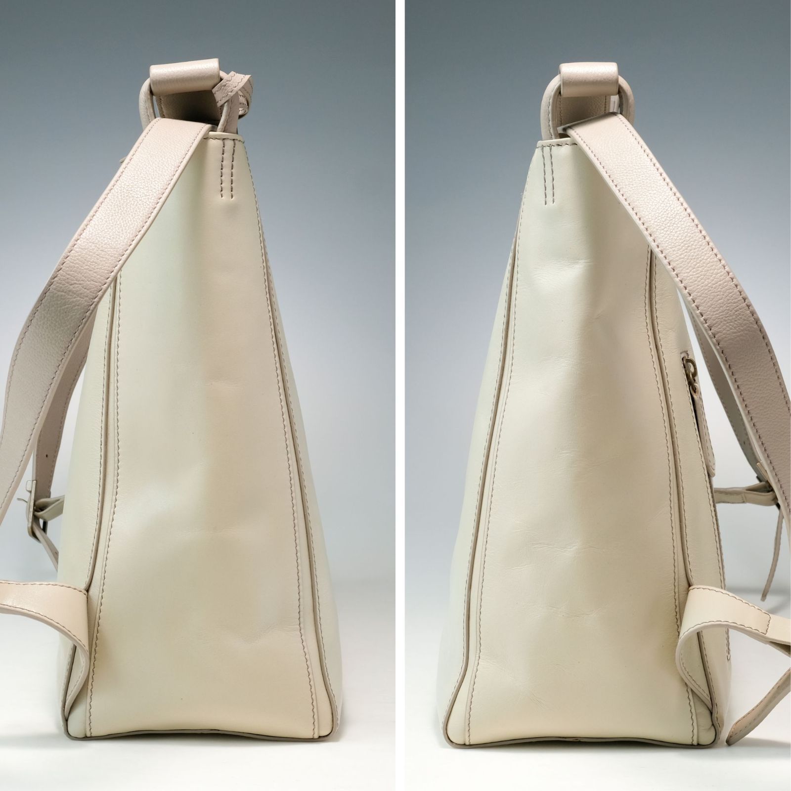 MOTHERHOUSE マザーハウス ヨゾラ 2WAY ベージュ アイボリー レザー