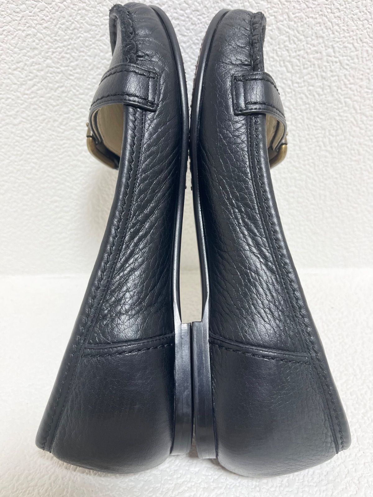 MARGARET HOWELL idea マーガレットハウエル アイデア）黒レザー