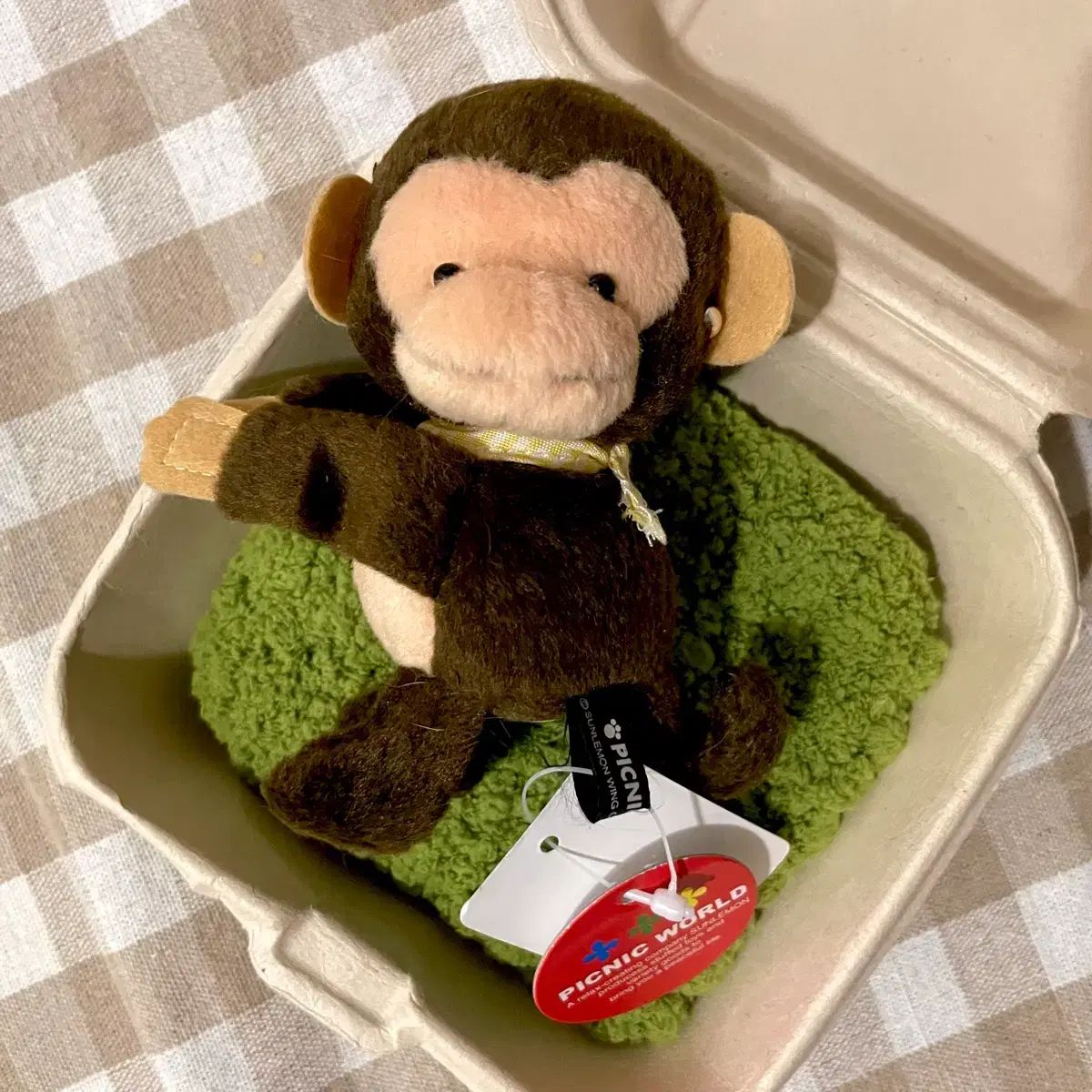 新品) ピクニックワールド クラシック ヴィンテージ 猿 ぬいぐるみ