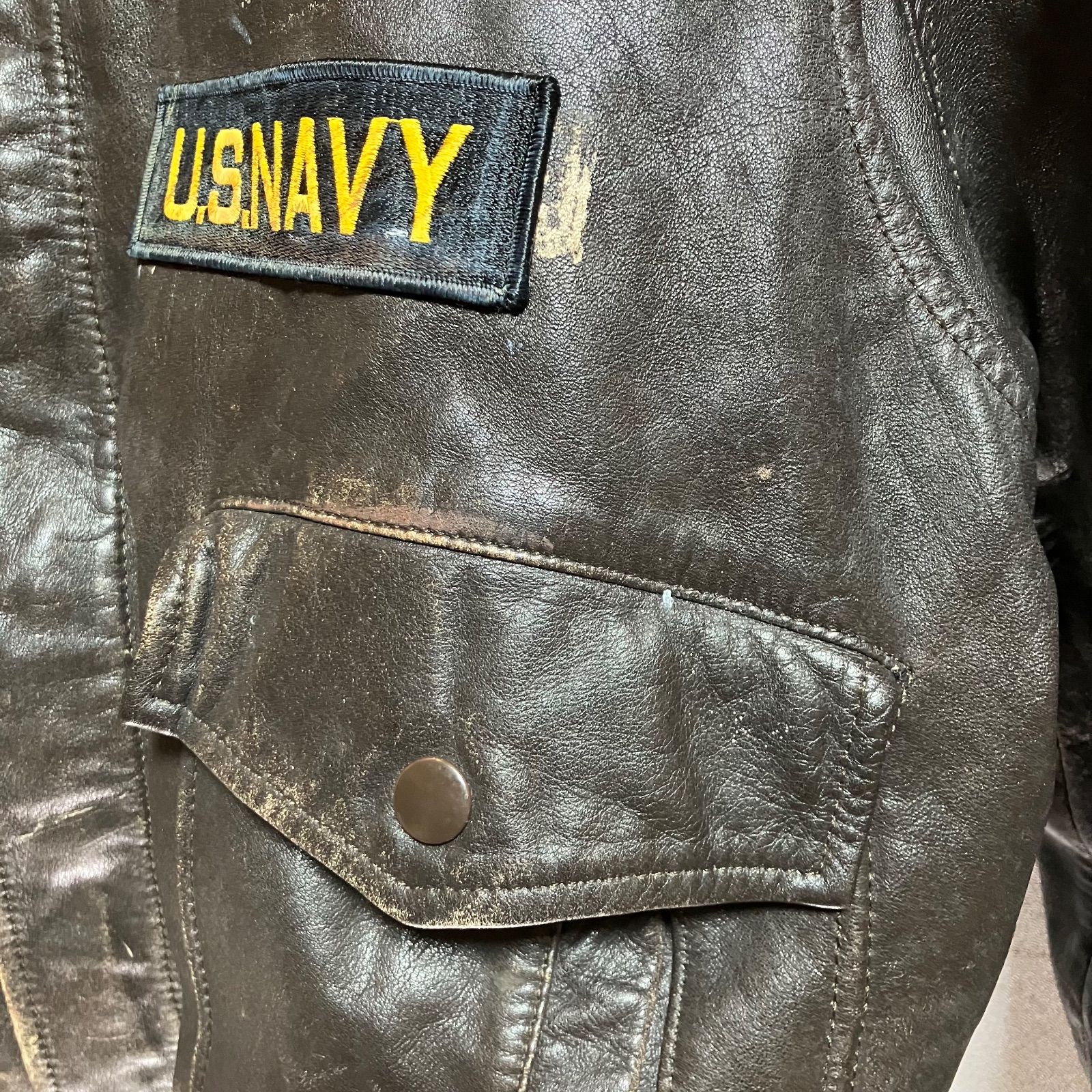 ヴィンテージ レザー G-1 フライトジャケット L アウター 牛革