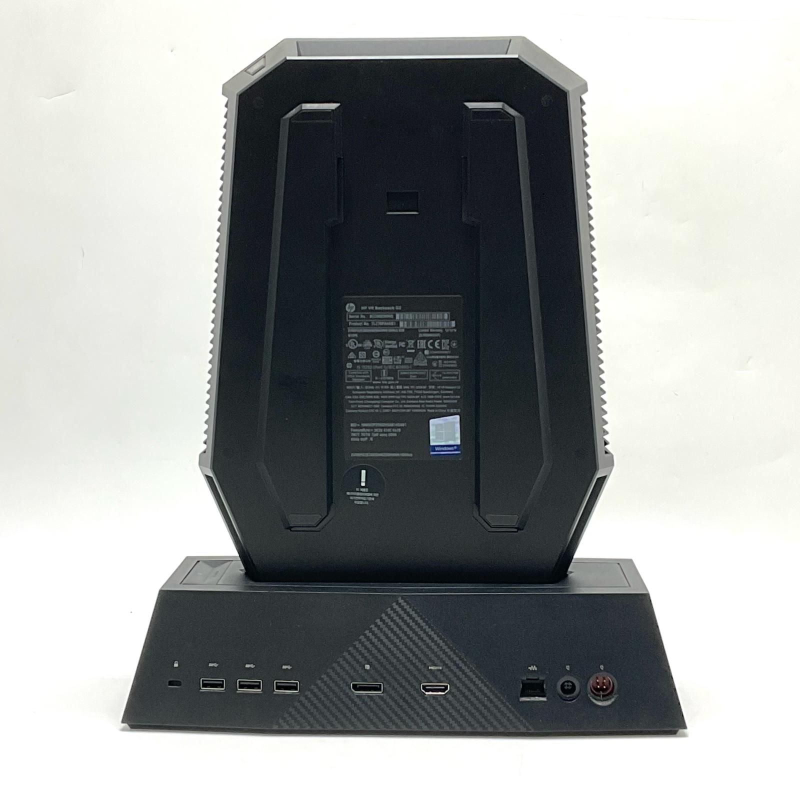 デスクトップPC 【全額返金保証】【最速発送】HP VR Backpack G2