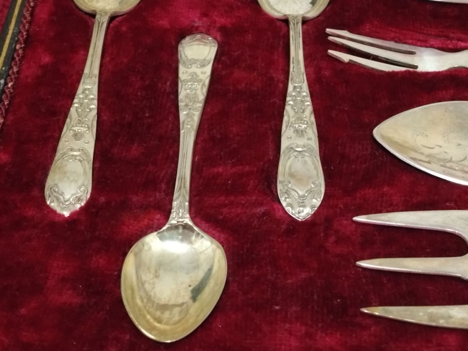 アンティーク カトラリーセット(銀メッキ) EPNS シェル - メルカリ