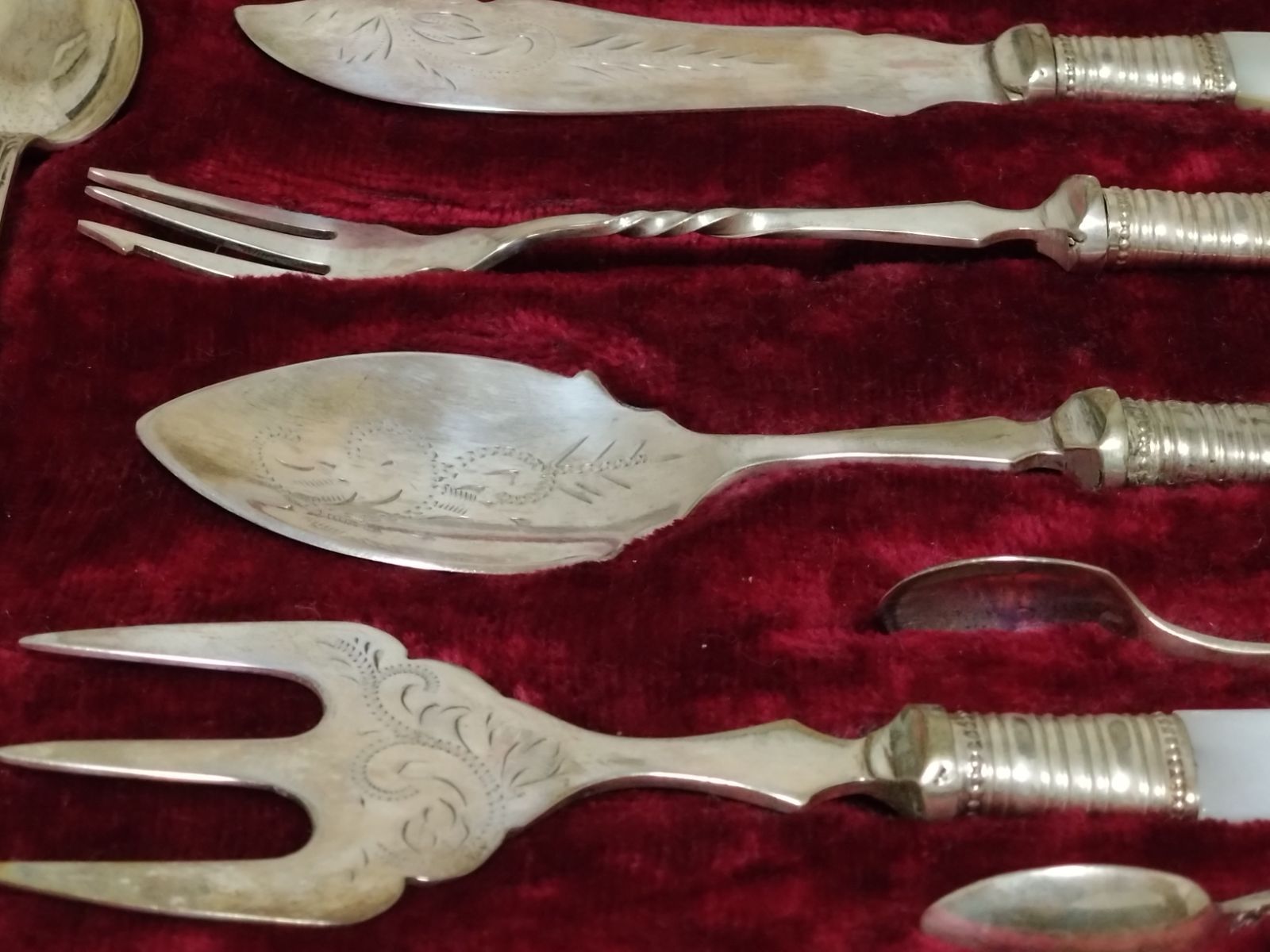 アンティーク カトラリーセット(銀メッキ) EPNS シェル - メルカリ