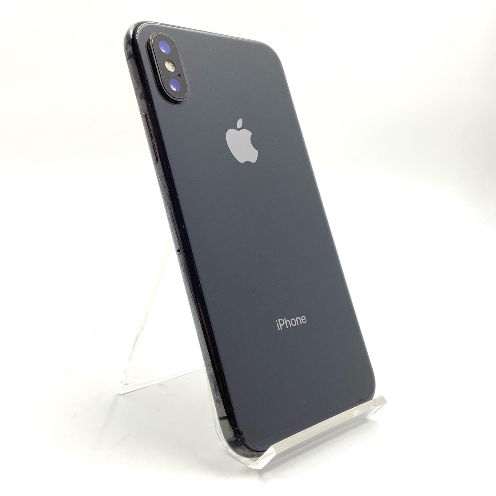 iPhone X 本体　256GB ソフトバンク iPhone X 256GB スペースグレイ Softbank 白ロム 79%【難有】【最速