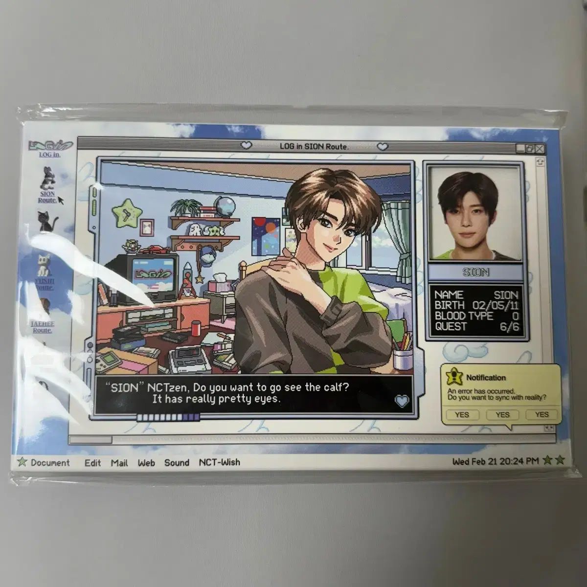 NCT(エヌシーティー) WISH シオン ローグ 写真 フォト PHOTO SET