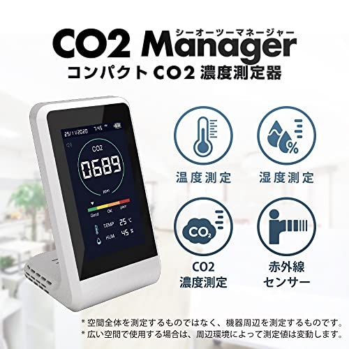 TOAMIT 東亜産業 CO2マネージャー コンパクト CO?濃度測定器 二酸化