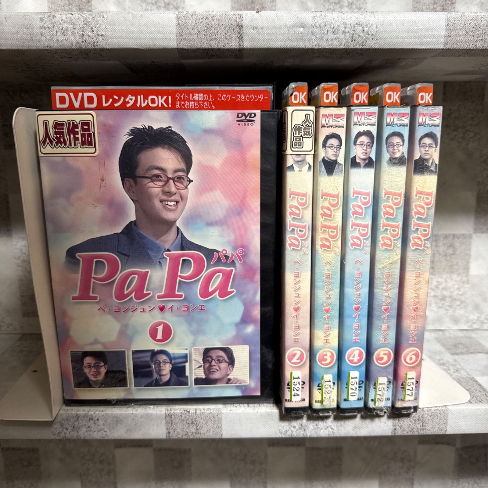 韓国ドラマ PAPA パパ DVD 1-6巻 全巻セット ペ・ヨンジュン イ