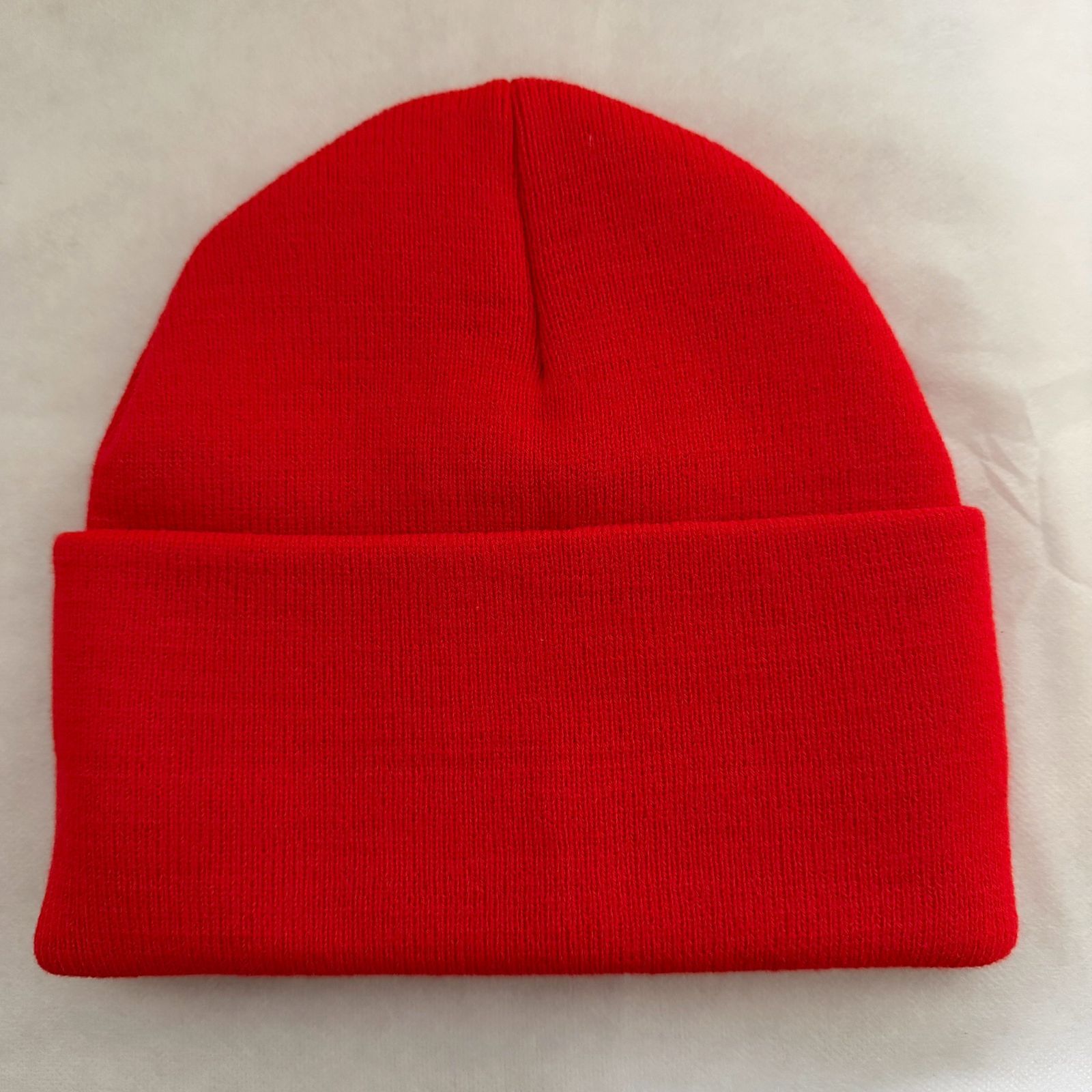 CHROME HEARTS Beanie クロムハーツ ビーニー ニット帽 赤 レッド 文字