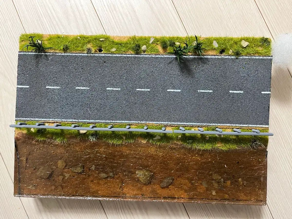 1/64 川辺の道路 SOUP(スープ) ジオラマ トミカ 姫宮 桃李ホット