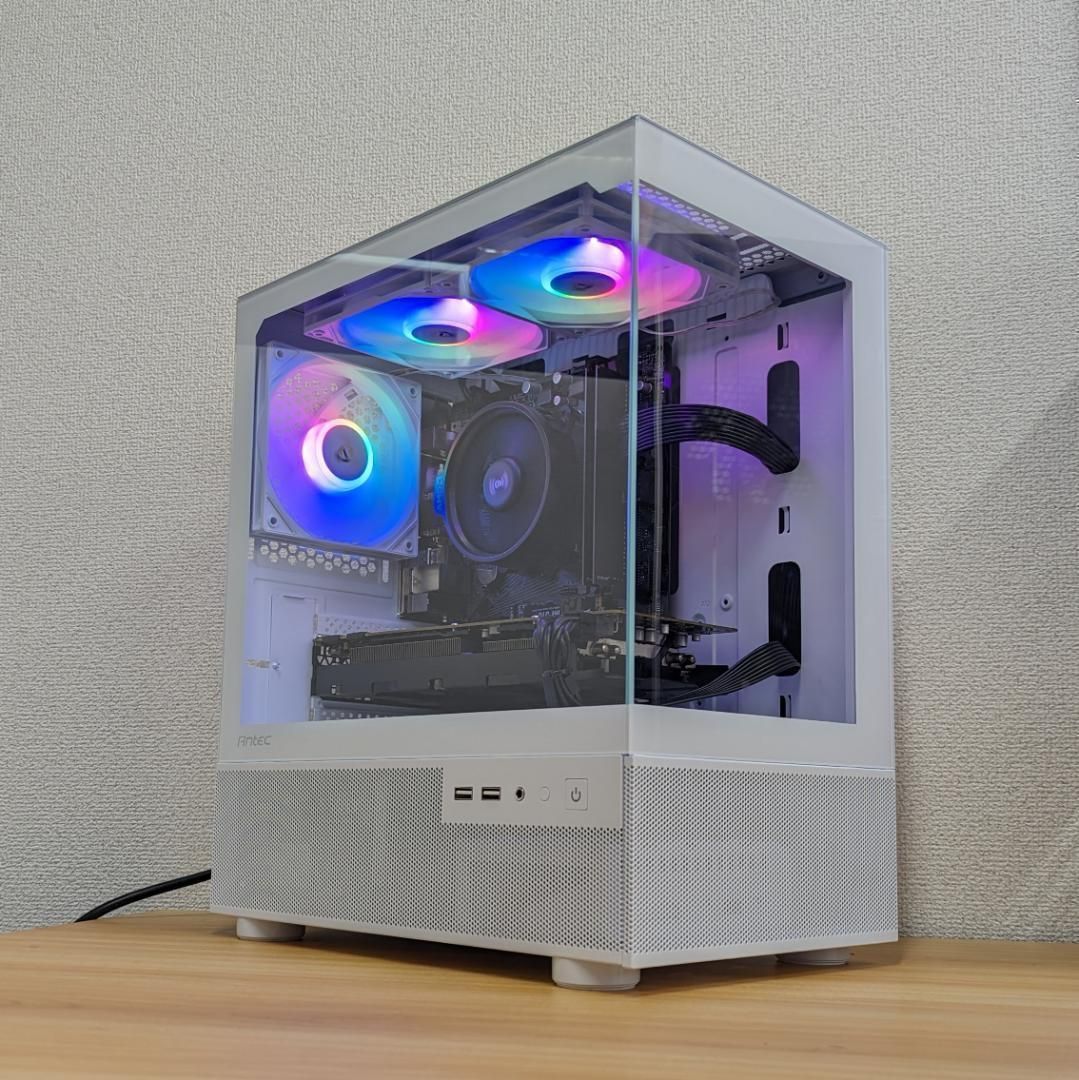 【即納激安ホワイトモデル】RTX4070Ti搭載ゲーミングPCフルセット✨R7③ メルカリ
