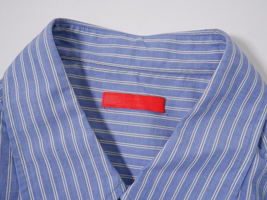 トップス COMMISSIONコミッション 2023SS Board Shirt in Pinstripe