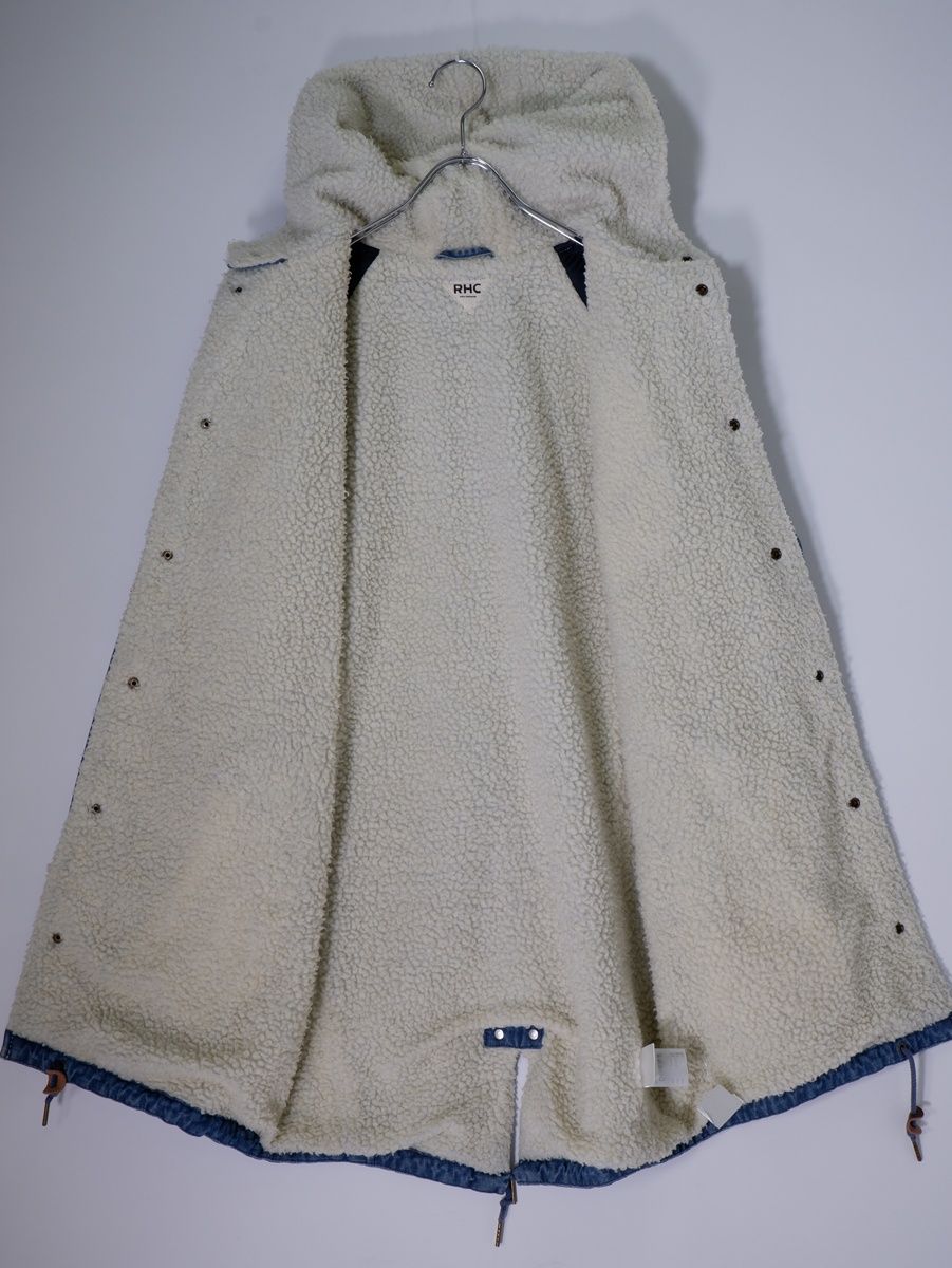 RHC Ron Hermanロンハーマン 裏ボア インディゴデニム モッズコート