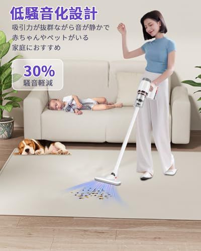 「38000Pa超強力吸引！コード式スティック＆ハンディ掃除機✨軽量1.1kg 掃除機 コード式【38000Pa超強吸引・1.1kg超軽量・静音設計・2025革新